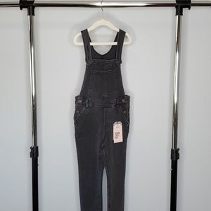 ZARA Girls - Black Denim Overalls - SIZE 10 NWT